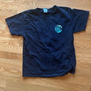 Santa Cruz surfwear black T-shirt, size medium